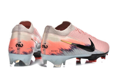 Unisex Nike Air Zoom Mercurial Vapor 16 Elite FG Firm Ground Low-Tops Football Boots - Pink/Black/Jade