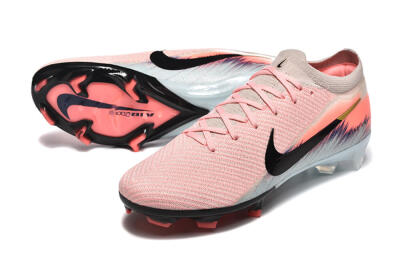Unisex Nike Air Zoom Mercurial Vapor 16 Elite FG Firm Ground Low-Tops Football Boots - Pink/Black/Jade