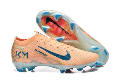 Men's Nike Air Zoom Mercurial Vapor 16 Elite FG Firm Ground Low-Tops Football Boots - Pink/Blue/Yellow