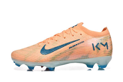 Men's Nike Air Zoom Mercurial Vapor 16 Elite FG Firm Ground Low-Tops Football Boots - Pink/Blue/Yellow