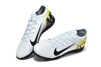 Men's Nike Air Zoom Mercurial Vapor 16 Elite TF Artificial Turf Low-Tops Football Shoes - White/Black/Yellow
