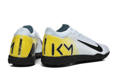 Men's Nike Air Zoom Mercurial Vapor 16 Elite TF Artificial Turf Low-Tops Football Shoes - White/Black/Yellow