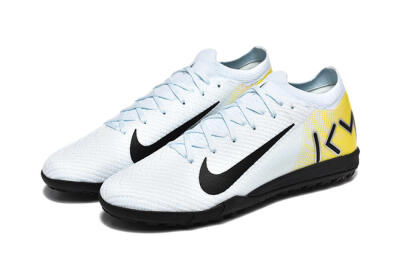 Men's Nike Air Zoom Mercurial Vapor 16 Elite TF Artificial Turf Low-Tops Football Shoes - White/Black/Yellow