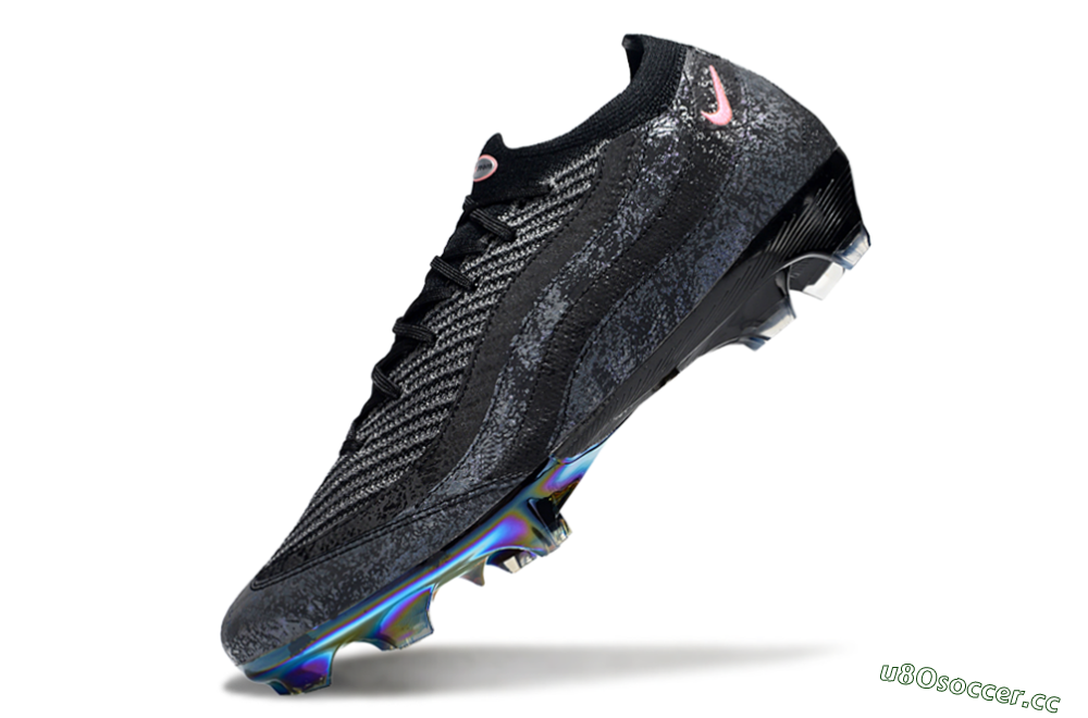 Unisex Nike Air Zoom Mercurial Vapor 16 Elite FG Firm Ground Low-Tops Football Boots - Black/White/Pink 5