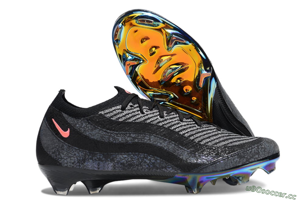 Unisex Nike Air Zoom Mercurial Vapor 16 Elite FG Firm Ground Low-Tops Football Boots - Black/White/Pink 2