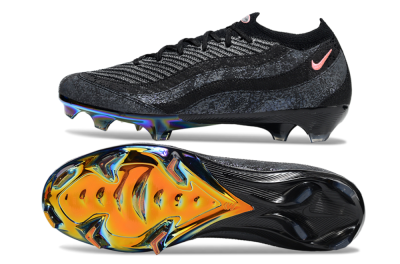 Unisex Nike Air Zoom Mercurial Vapor 16 Elite FG Firm Ground Low-Tops Football Boots - Black/White/Pink