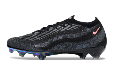 Unisex Nike Air Zoom Mercurial Vapor 16 Elite FG Firm Ground Low-Tops Football Boots - Black/White/Pink