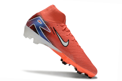 Unisex Nike Air Zoom Mercurial Superfly 10 Elite FG Firm Ground High-Tops Football Boots - Red/White/Blue