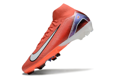 Unisex Nike Air Zoom Mercurial Superfly 10 Elite FG Firm Ground High-Tops Football Boots - Red/White/Blue