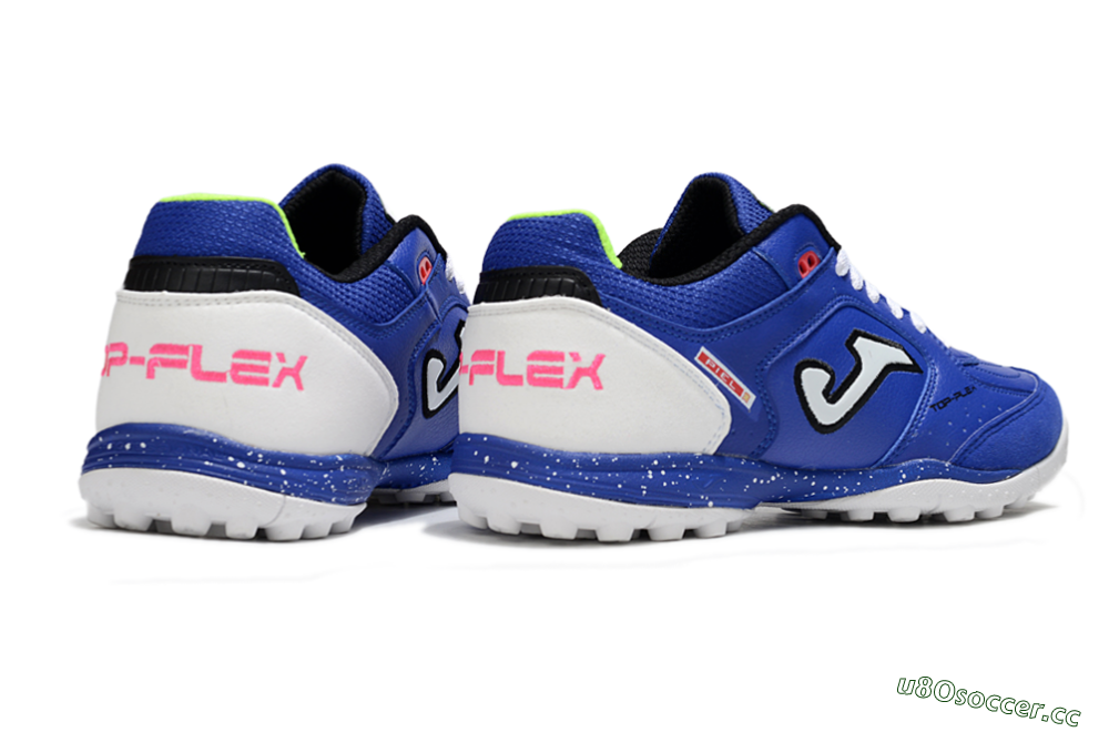 Men's Joma Top Flex TF Artificial Turf Low-Tops Football Shoes - Blue/Silver/Black 6