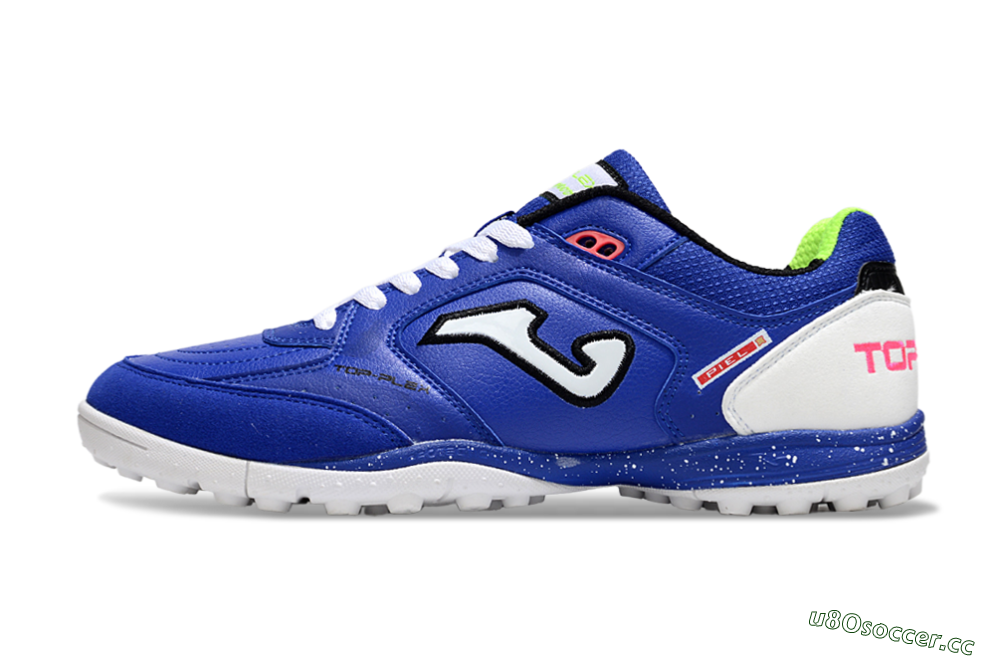 Men's Joma Top Flex TF Artificial Turf Low-Tops Football Shoes - Blue/Silver/Black 0
