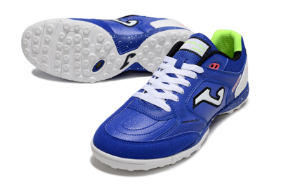 Men's Joma Top Flex TF Artificial Turf Low-Tops Football Shoes - Blue/Silver/Black