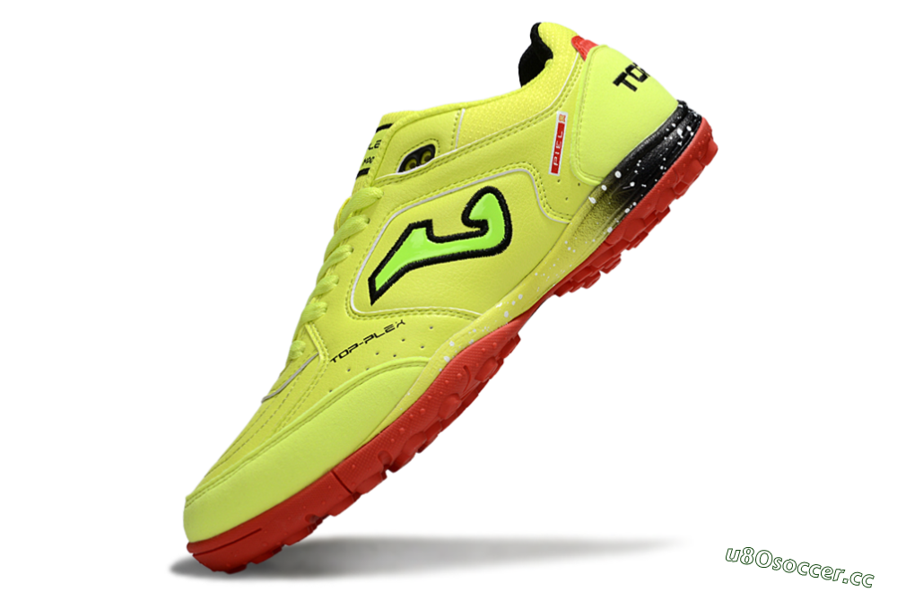 Men's Joma Top Flex TF Artificial Turf Low-Tops Football Shoes - Yellow/Black/Red 5