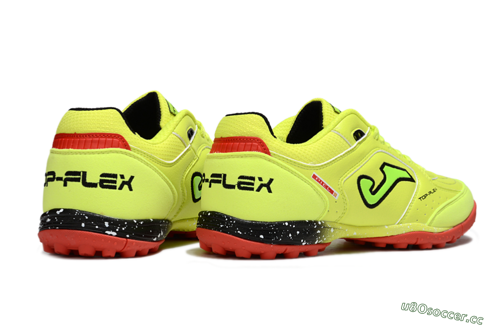Men's Joma Top Flex TF Artificial Turf Low-Tops Football Shoes - Yellow/Black/Red 6