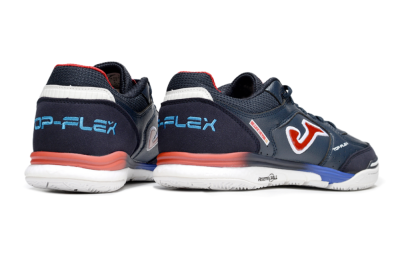 Men's Joma Top Flex IC Indoor & Futsal Low-Tops Football Shoes - Blue/White/Red