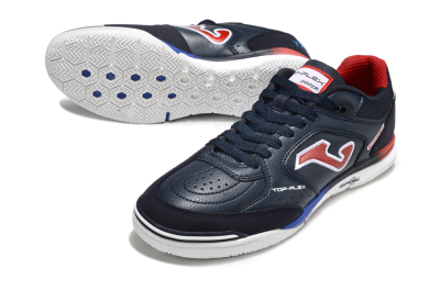 Men's Joma Top Flex IC Indoor & Futsal Low-Tops Football Shoes - Blue/White/Red