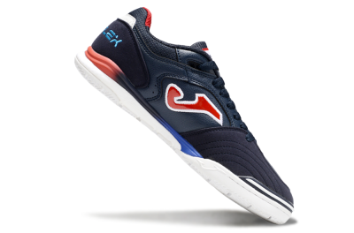 Men's Joma Top Flex IC Indoor & Futsal Low-Tops Football Shoes - Blue/White/Red