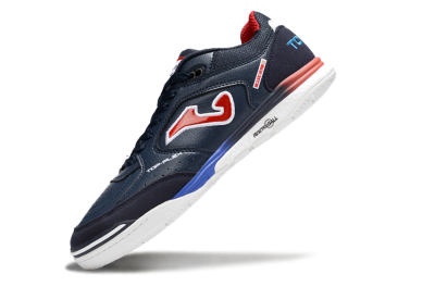 Men's Joma Top Flex IC Indoor & Futsal Low-Tops Football Shoes - Blue/White/Red