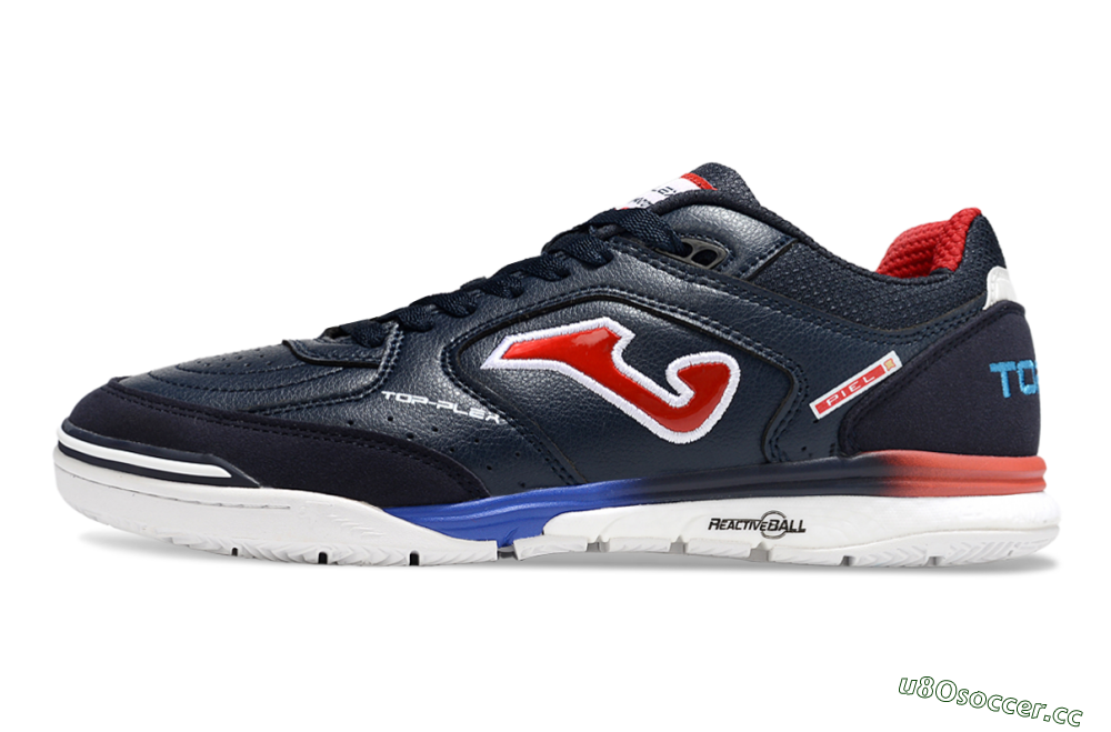 Men's Joma Top Flex IC Indoor & Futsal Low-Tops Football Shoes - Blue/White/Red 0
