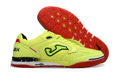 Men's Joma Top Flex IC Indoor & Futsal Low-Tops Football Shoes - Yellow/Black/Red