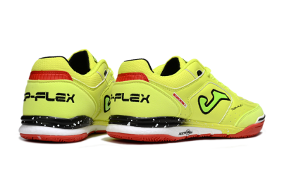 Men's Joma Top Flex IC Indoor & Futsal Low-Tops Football Shoes - Yellow/Black/Red