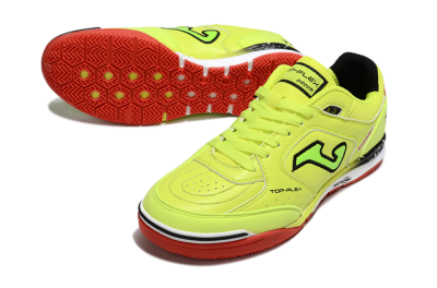 Men's Joma Top Flex IC Indoor & Futsal Low-Tops Football Shoes - Yellow/Black/Red