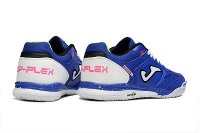 Men's Joma Top Flex IC Indoor & Futsal Low-Tops Football Shoes - Blue/White/Red