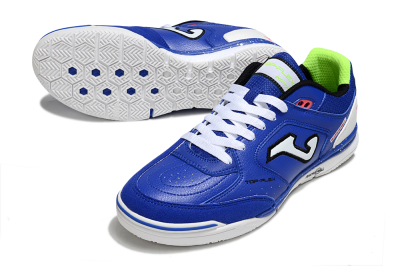 Men's Joma Top Flex IC Indoor & Futsal Low-Tops Football Shoes - Blue/White/Red