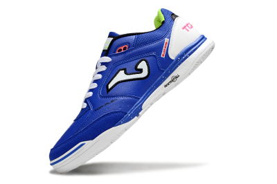 Men's Joma Top Flex IC Indoor & Futsal Low-Tops Football Shoes - Blue/White/Red