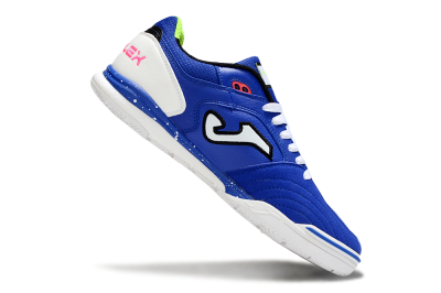 Men's Joma Top Flex IC Indoor & Futsal Low-Tops Football Shoes - Blue/White/Red