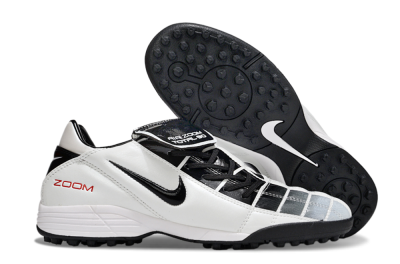 Men's Nike Air Zoom Total 90 III TF Artificial Turf Low-Tops Football Shoes - White/Black/Red