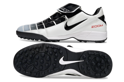 Men's Nike Air Zoom Total 90 III TF Artificial Turf Low-Tops Football Shoes - White/Black/Red