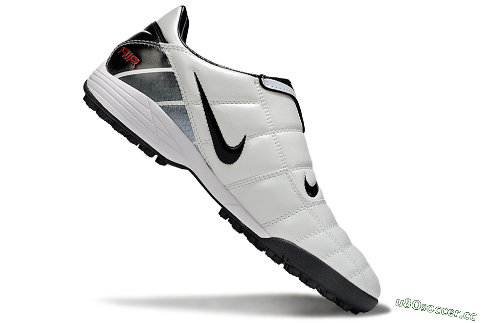 Men's Nike Air Zoom Total 90 III TF Artificial Turf Low-Tops Football Shoes - White/Black/Red 4