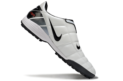 Men's Nike Air Zoom Total 90 III TF Artificial Turf Low-Tops Football Shoes - White/Black/Red