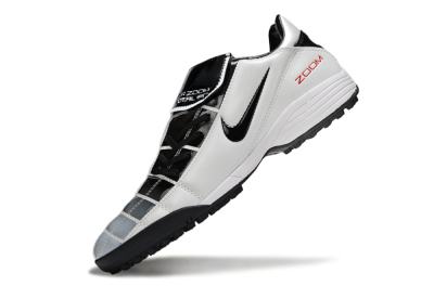 Men's Nike Air Zoom Total 90 III TF Artificial Turf Low-Tops Football Shoes - White/Black/Red