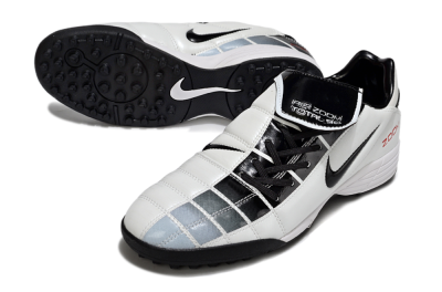 Men's Nike Air Zoom Total 90 III TF Artificial Turf Low-Tops Football Shoes - White/Black/Red