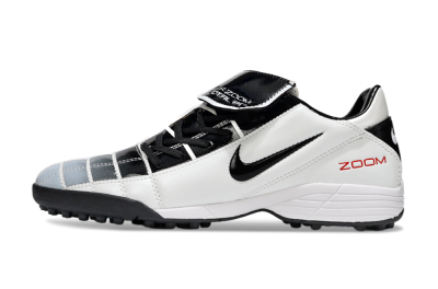 Men's Nike Air Zoom Total 90 III TF Artificial Turf Low-Tops Football Shoes - White/Black/Red