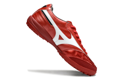 Men's Mizuno Morelia Neo 4 TF Artificial Turf Low-Tops Football Shoes - Red/White/Black