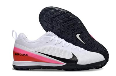 Unisex Nike Air Zoom Mercurial Vapor 16 Pro TF Artificial Turf Low-Tops Football Shoes - White/Black/Pink