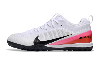 Unisex Nike Air Zoom Mercurial Vapor 16 Pro TF Artificial Turf Low-Tops Football Shoes - White/Black/Pink
