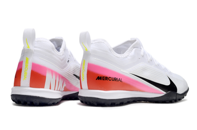 Unisex Nike Air Zoom Mercurial Vapor 16 Pro TF Artificial Turf Low-Tops Football Shoes - White/Black/Pink