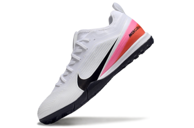 Unisex Nike Air Zoom Mercurial Vapor 16 Pro TF Artificial Turf Low-Tops Football Shoes - White/Black/Pink