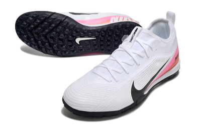 Unisex Nike Air Zoom Mercurial Vapor 16 Pro TF Artificial Turf Low-Tops Football Shoes - White/Black/Pink