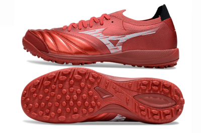 Men's Mizuno Morelia Neo 4 TF Artificial Turf Low-Tops Football Shoes - Red/White/Black