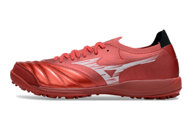 Men's Mizuno Morelia Neo 4 TF Artificial Turf Low-Tops Football Shoes - Red/White/Black