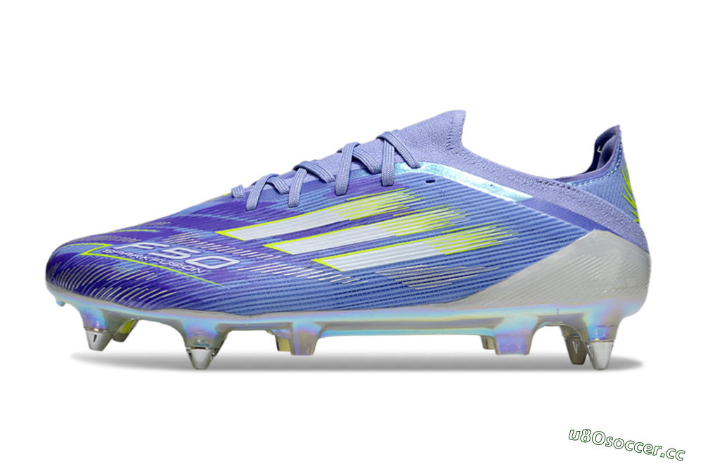 Men's Adidas F50 Elite SG Soft Ground Low-Tops Football Boots - Blue/Silver/Gold 0