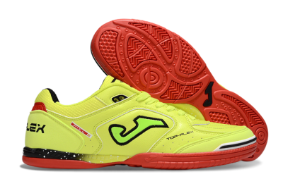 Men's Joma Top Flex IC Indoor & Futsal Low-Tops Football Shoes - Yellow/Black/Red