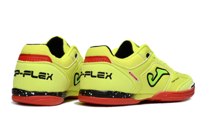 Men's Joma Top Flex IC Indoor & Futsal Low-Tops Football Shoes - Yellow/Black/Red