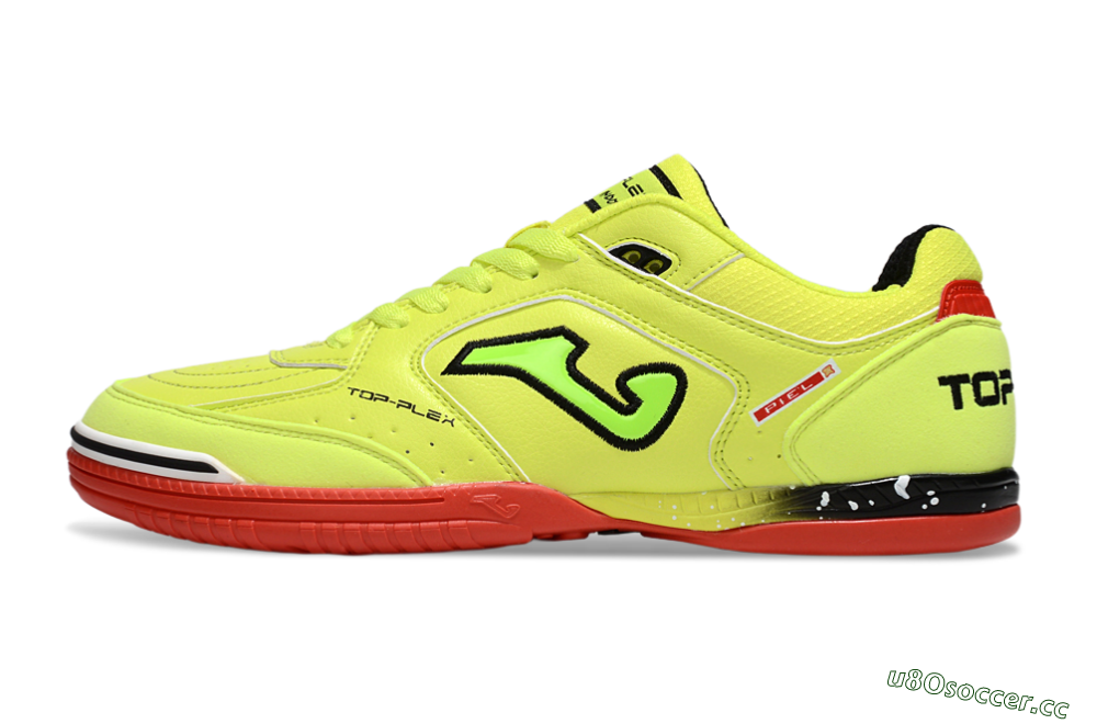 Men's Joma Top Flex IC Indoor & Futsal Low-Tops Football Shoes - Yellow/Black/Red 0