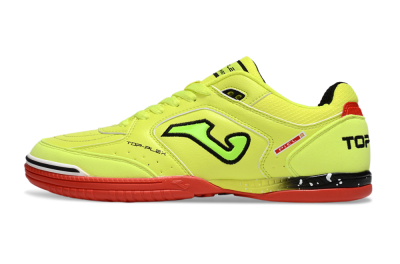 Men's Joma Top Flex IC Indoor & Futsal Low-Tops Football Shoes - Yellow/Black/Red